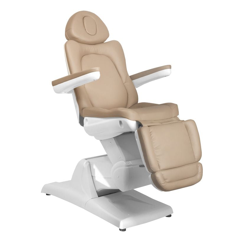 Electric cosmetic chair azzurro 870 3 strong cappuccino