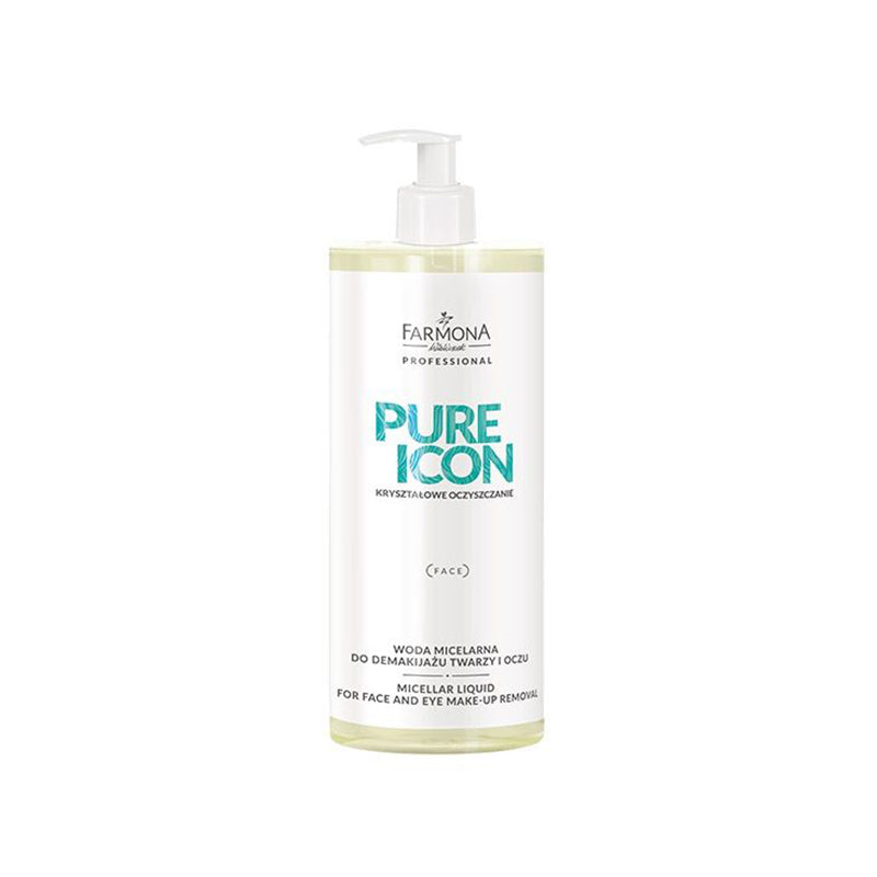 Farmona pure icon micellar water for face and eye make-up removal 500ml