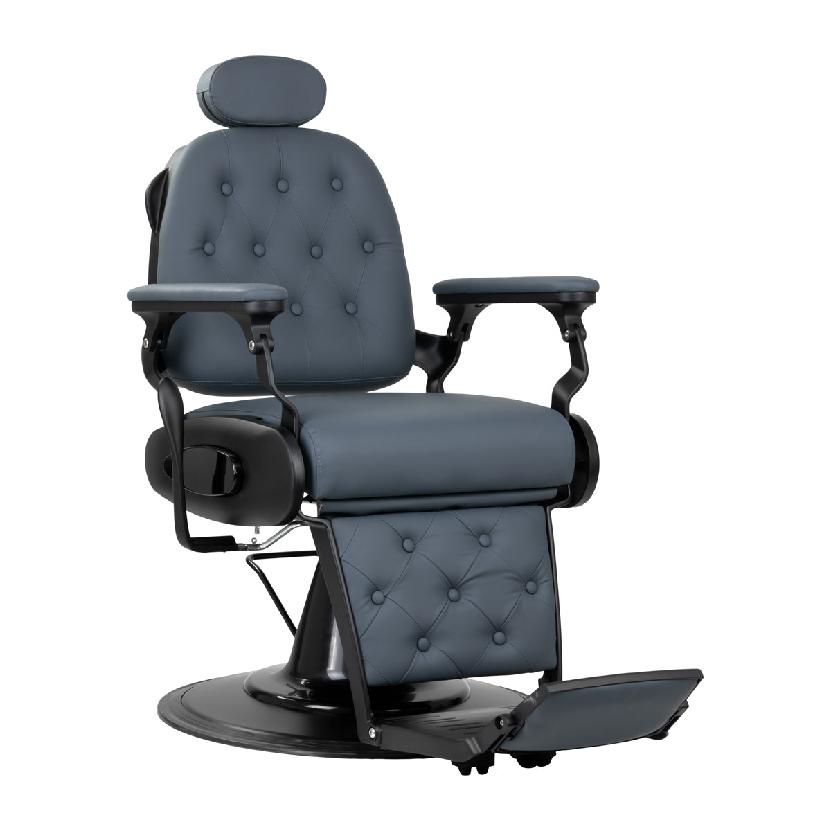 Barber's chair Gabbiano Francesco graphite with a black base second class