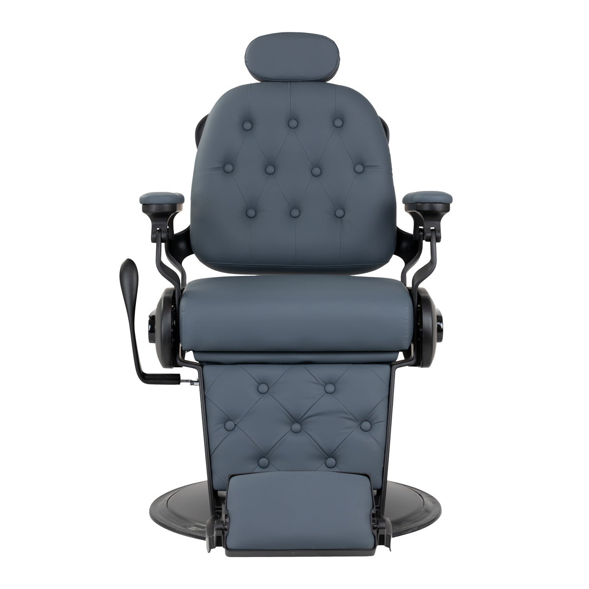 Barber's chair Gabbiano Francesco graphite with a black base second class