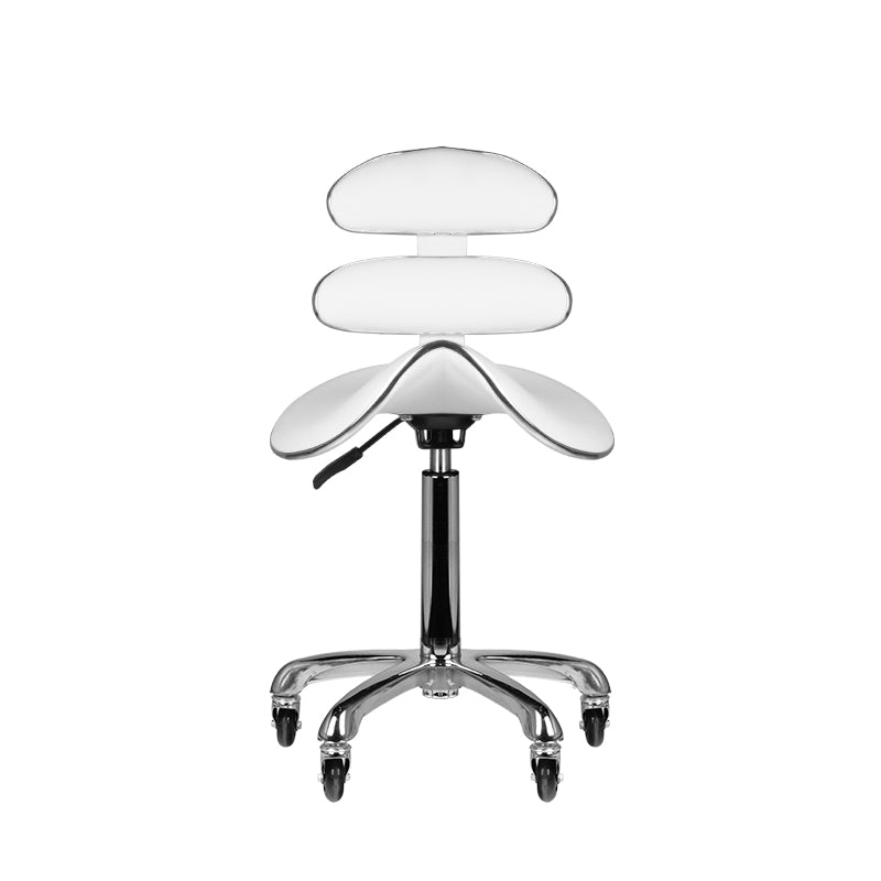 Roll speed am-880 cosmetic stool white