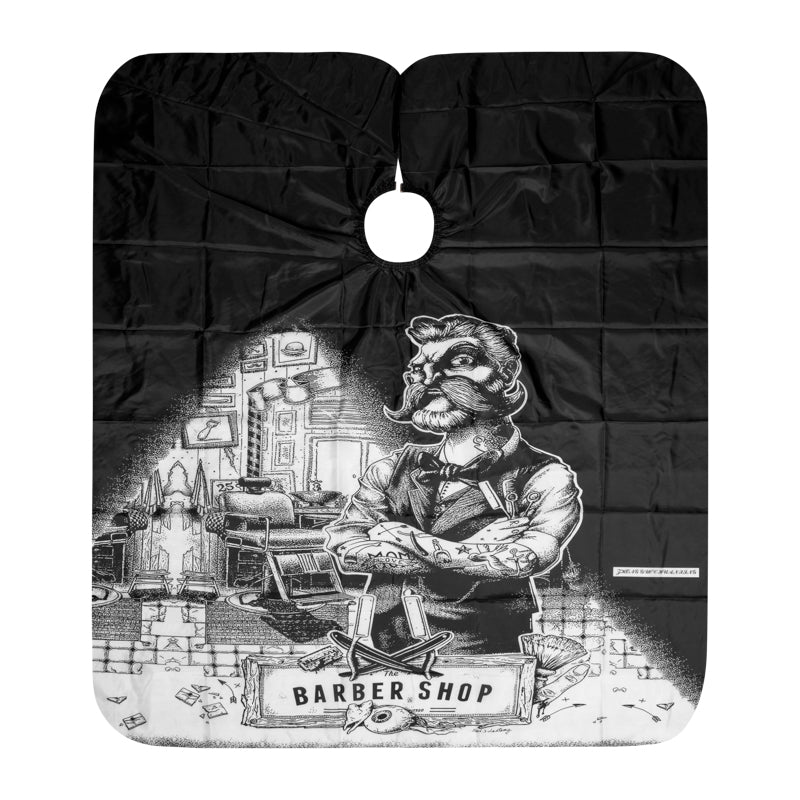 Hairdressing cape J-16