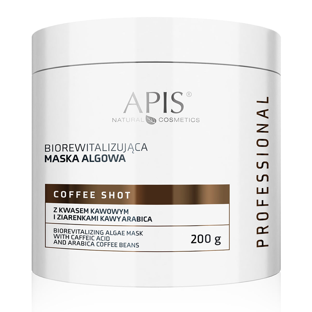 Apis Coffee Shot Biorevitalizing algae mask with coffee acid and coffee beans 200 g